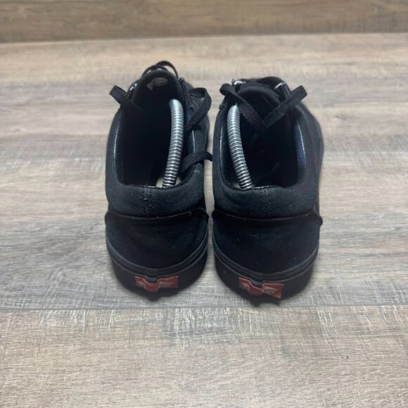 Vans Off The Wall Black Canvas Sneakers Men's Size 11 - Picture 3 of 7